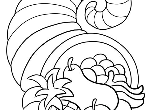 Hello people , our latest update coloringimage which your kids canhave a great time with is thanksgiving day cornucopia basket coloring page, listed under thanksgiving daycategory. Thanksgiving Cornucopia Drawing at GetDrawings | Free download