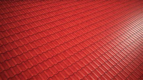 Red Metal Roof Pbr Texture