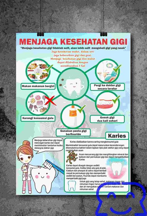 Poster Kesehatan Gigi Dan Mulut Sehat Mirror Advertising Kesehatan