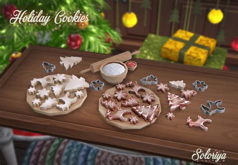 Soloriya Holiday Cookies Sims 4