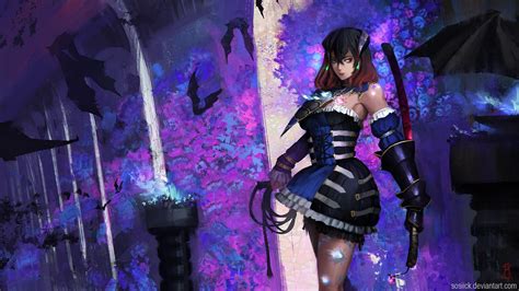 Bloodstained Ritual Of The Night Wallpapers Wallpaper Cave