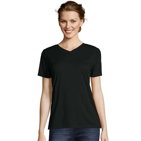 Also set sale alerts and shop exclusive offers only on shopstyle. Hanes Womens Cool DRI V-Neck T-Shirt 483V [from $7.46 ...