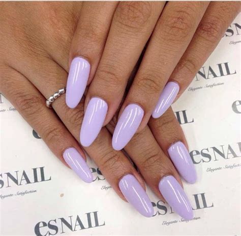 Lilac Nails Lavender Manicure Beauty Nails Makeup Nails Gel Nails