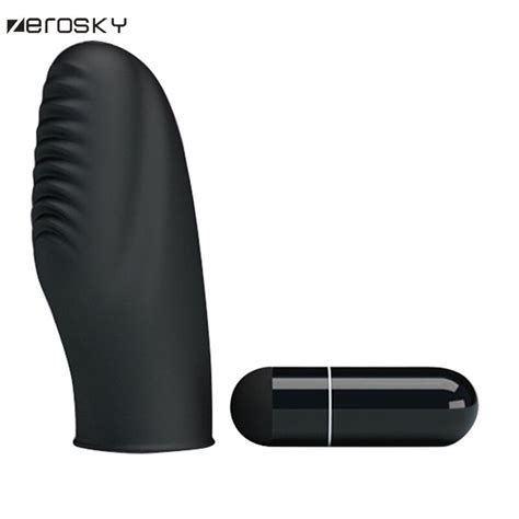 Zerosky juguetes sexuales para mujeres dedo erótico vibrador flirteo