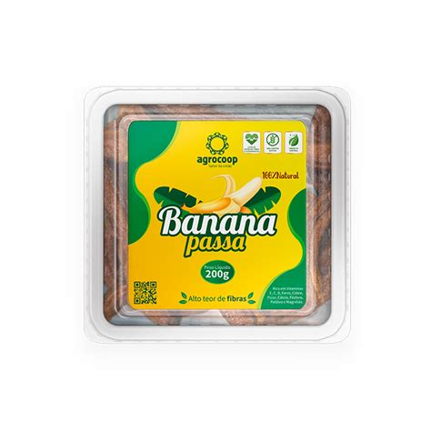 Banana Passa Especial 200g Agrocoop Cooperativa