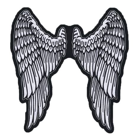Angel Wings Embroidered Patch Ailes Dange Costume Ecusson Brodé