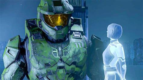 Halo Infinite Master Chief Meets New Cortana Youtube