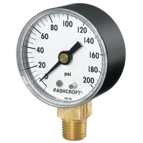 Ashcroft Gauge Pressure 0 To 300 Psi 14 In Npt 33hr14