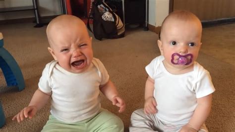 Twin Baby Girls Fight Over Pacifier Youtube