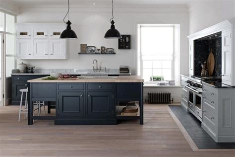 Browse 140 photos of gray walls white cabinets. White Dark Grey Kitchen Design With The Island Kitchen ...