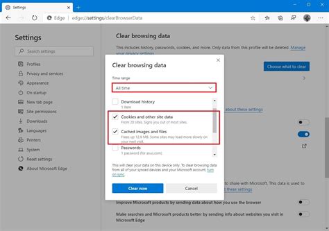 How To Clear Cache And Browsing Data On Microsoft Edge Vrogue