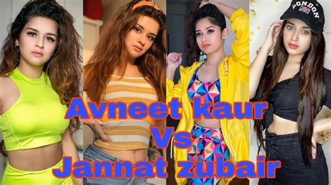 Avneet Kaur Vs Jannat Zubair Stylish Photos Collection Videos Youtube