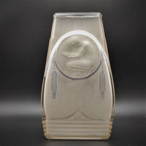Edmond Etling Art Déco Opalescent Vase 20s 30s 207550