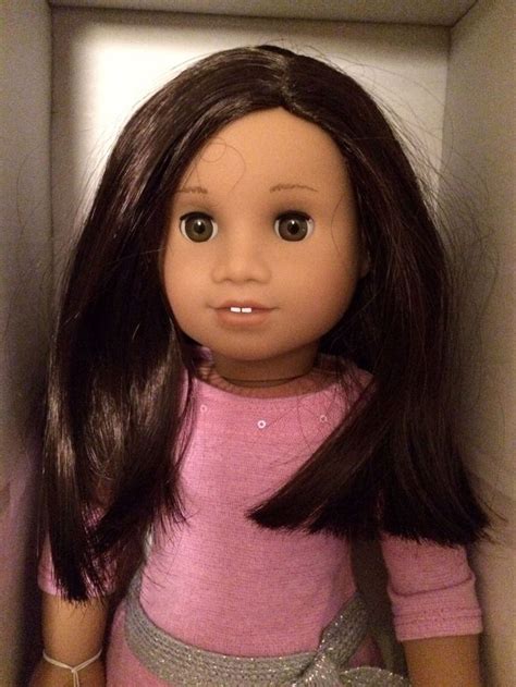 American Girl Truly Me Doll 62 Med Skin Dk Brown Hair Brown Eyes Nib W Activity For Sale • 109