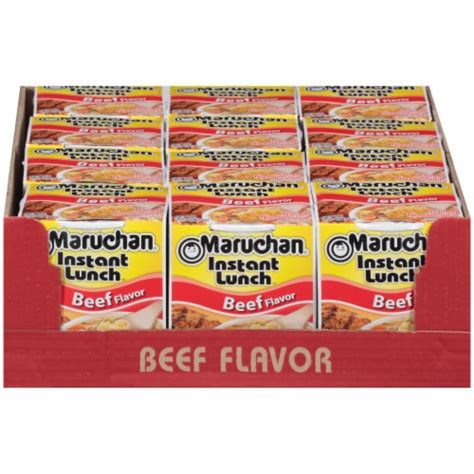 Maruchan® Instant Lunch™ Beef Ramen Noodle Soup 12 Ct 225 Oz Kroger