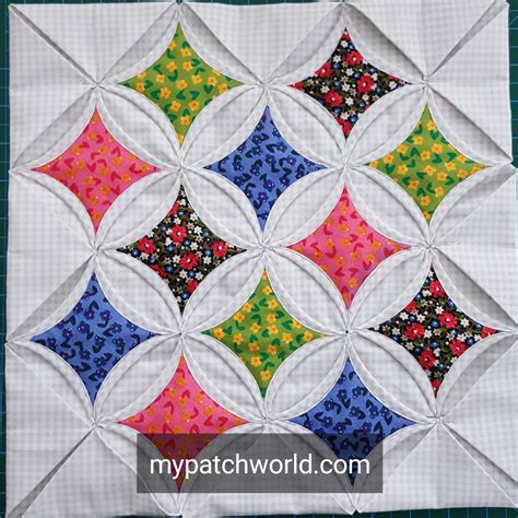 Cathedral Window Cushion Tutorial All About Patchwork And Quilting