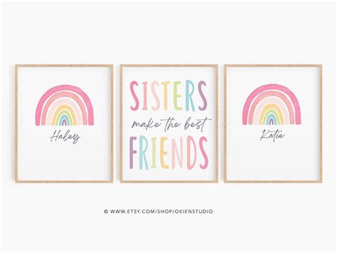Sisters Make The Best Friends Printable Art Sister Quote Etsy In 2022
