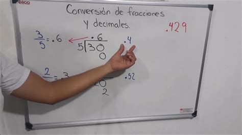 Cómo Convertir Fracciones A Decimales Y Decimales A Fracciones