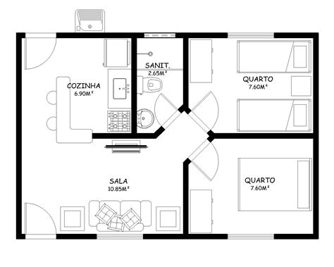 Planta De Casas Pequenas Quartos Guia Avar Planta De Casas