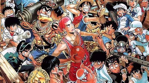 Shonen Jump 40th Anniversary Poster By Yusuke Murata Cleaned And Anime