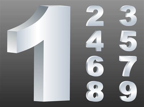 3d Numbers Svg Free 198 File For Free