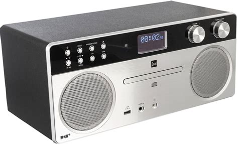 Dual Dab 555 Radio Cd Player Dab Fm Aux Bluetooth Cd Usb Silver