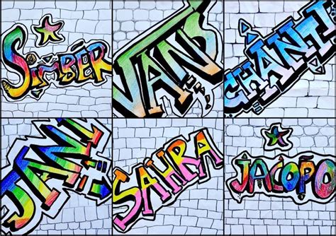 Name In Graffiti Style Lettere Graffiti Progetti Di Arte Della