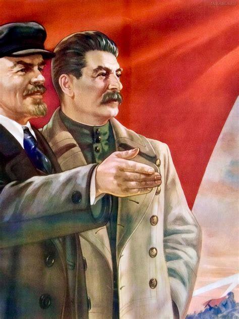 Скачать картинку Ленин и Сталин бесплатно