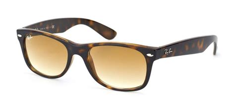 ray ban new wayfarer sunglasses rb2132 710 51 havana crystal brown gradient £74 99 ray ban