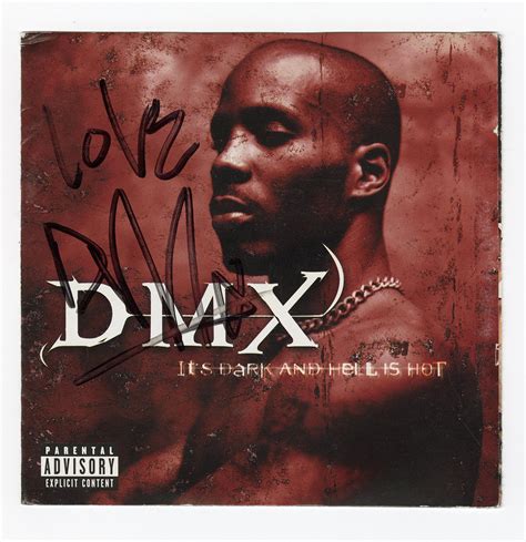 Lot Detail Dmx Signed “its Dark And Hell Is Hot” Cd Cover Jsa