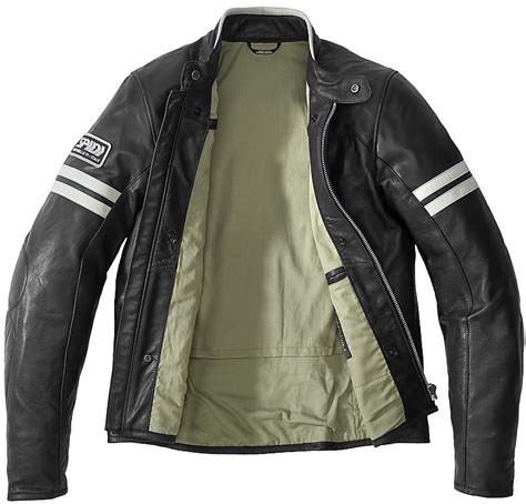 Whatever you're shopping for, we've got it. Spidi VINTAGE Custom Leather Motorcycle Jacket Black Ice ...