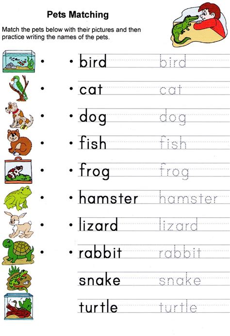 Printable English Worksheets For Kids Learning Printable