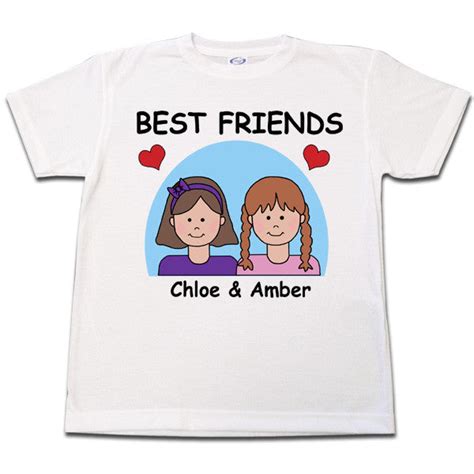 best friends bff t shirt personalized mandys moon personalized ts