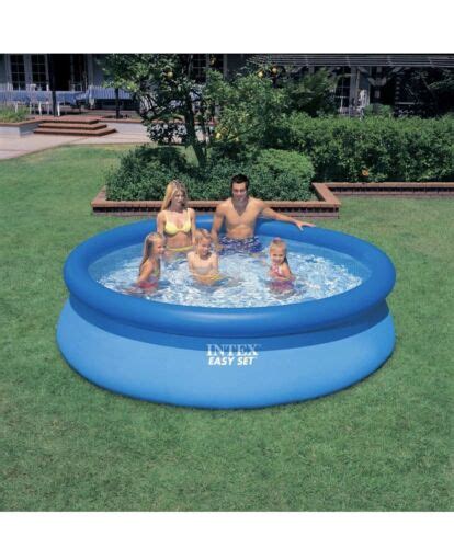 Intex Easy Set 10ft X 30in Above Ground Inflatable Swimming Pool