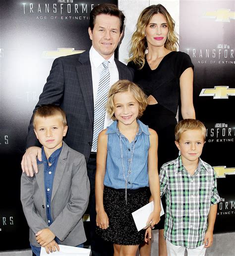 Mark Wahlberg Brings Three Kids Wife Rhea Durham To Transformers Fete