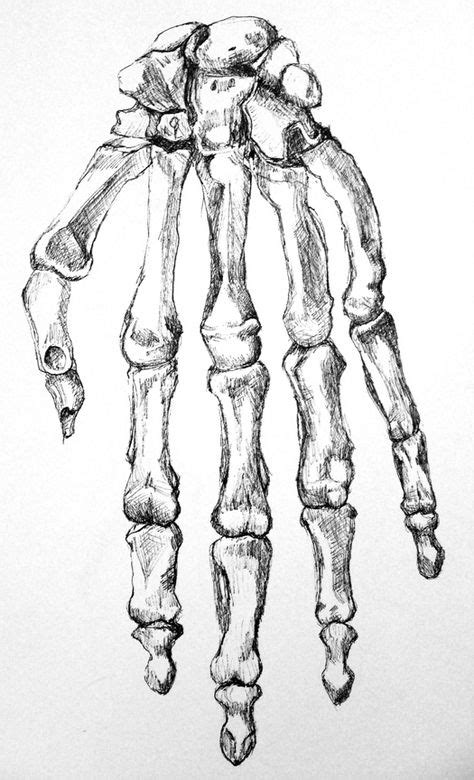 Easy Skeleton Hand Drawings