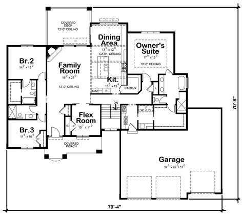 Craftsman Style House Plan 4 Beds 4 Baths 3929 Sqft Plan 20 2401