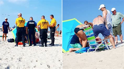 Freak Accident Sees Woman Impaled By Beach Umbrella