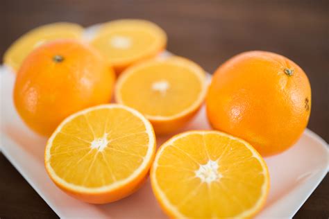 Freshly Cut Oranges Royalty Free Stock Photo