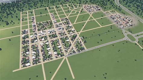 Early Town Layout Citiesskylines