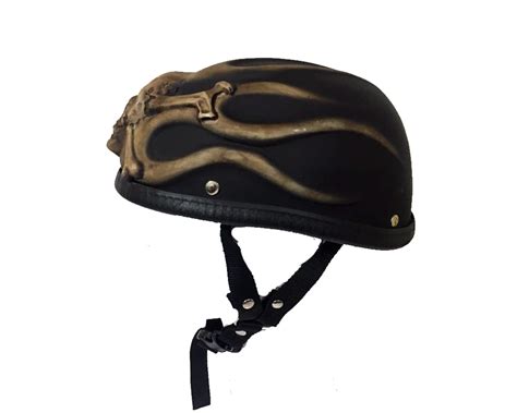 For an open feel on the open road, consider the ultra m04 half helmet. Chopper Motorcycle Helmet For Harley Davidson & Scooter ...