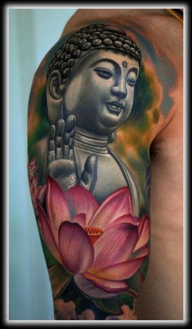 Budha And Flower Cool Tattoo Tattoomagz › Tattoo Designs Ink