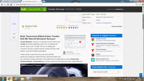 .installed yandex browser after his slow to death browsing experience both on chrome and firefox and told me that it is much faster and better than all of the browsers he has used. Yandex Browser İNDİR - YouTube