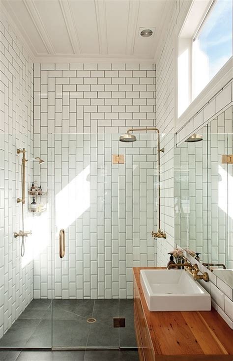Subway Tile Patterns Modern Bathroom Urbis Magazine