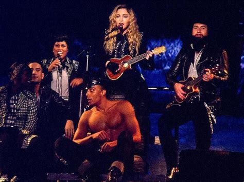 Madonna Pulls Down Female Fans Top At Brisbane Concert Tells Her Oh