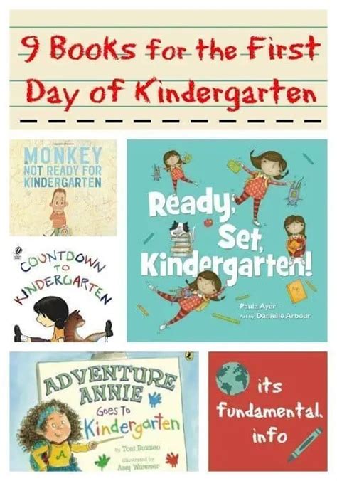 9 Books For The First Day Of Kindergarten