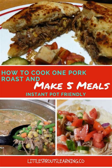 Maybe you would like to learn more about one of these? Cook One Pork Roast and Make 5 Meals - Little Sprouts Learning