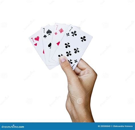 Hand Holding Playing Cards
