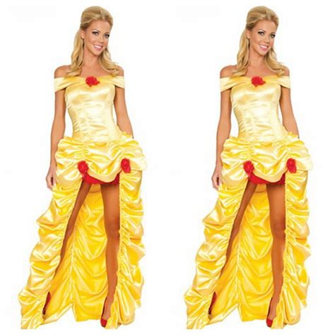 Halloween Party Costume Yellow Skirt Egypt Rubbish Drag Queen Costume Skirt Snow White Dress