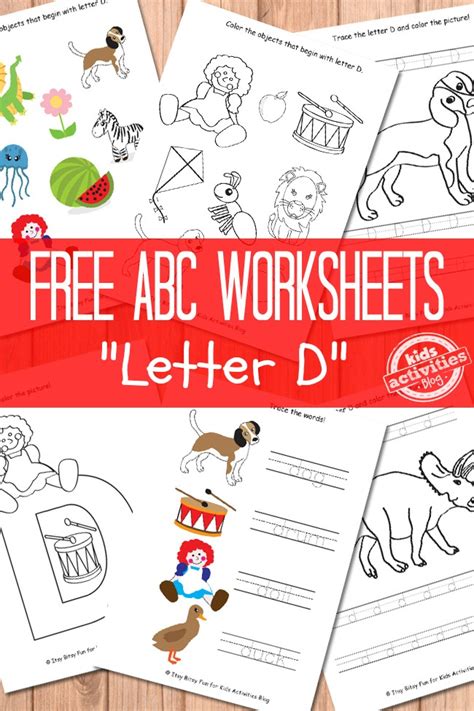 letter  worksheets  kids printable kids activities